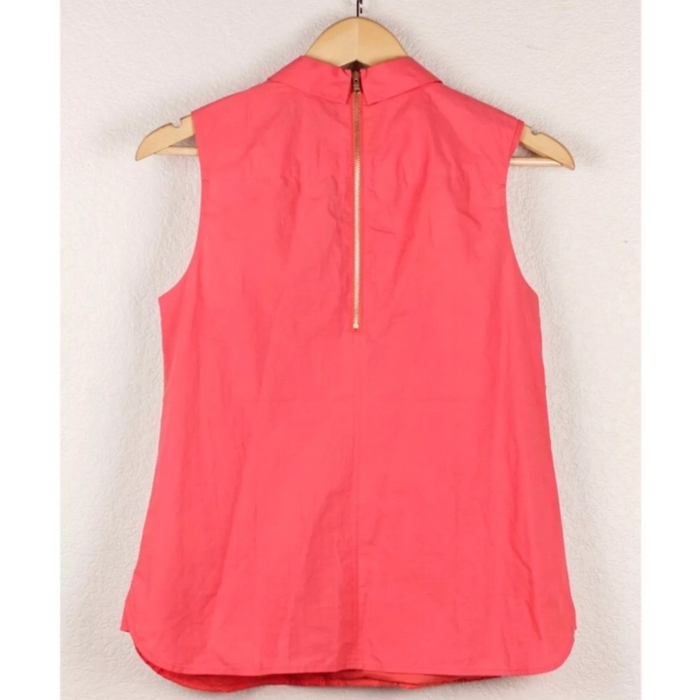 J.Crew Peter Pan Top Orange - Picture 2 of 3